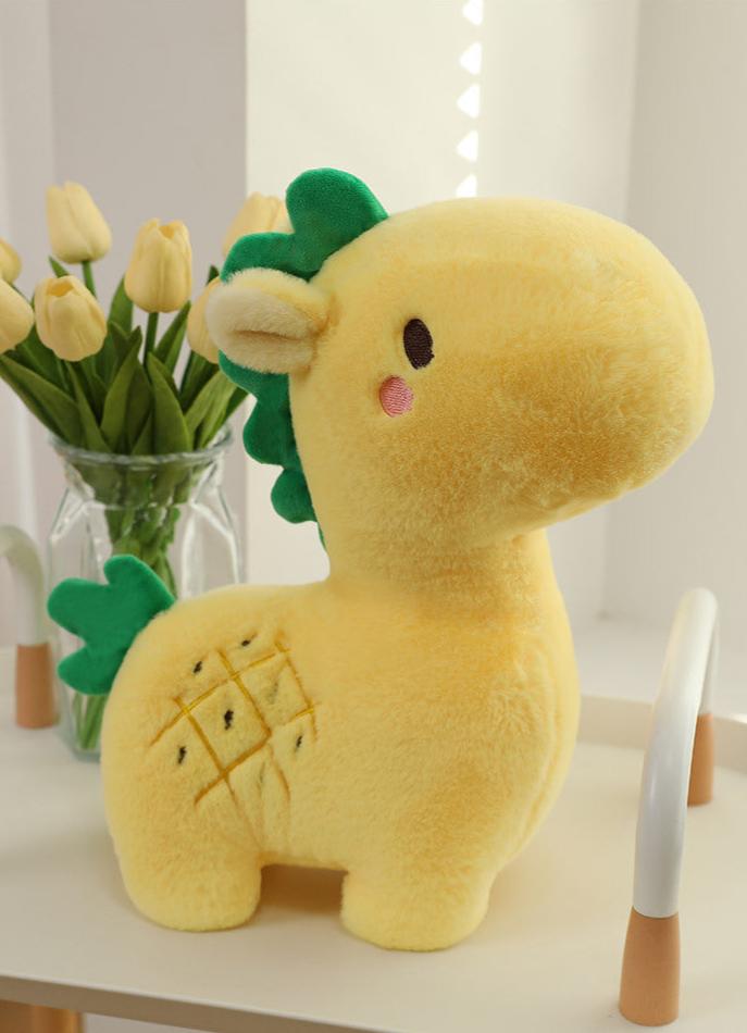 Pineapple horse plushie