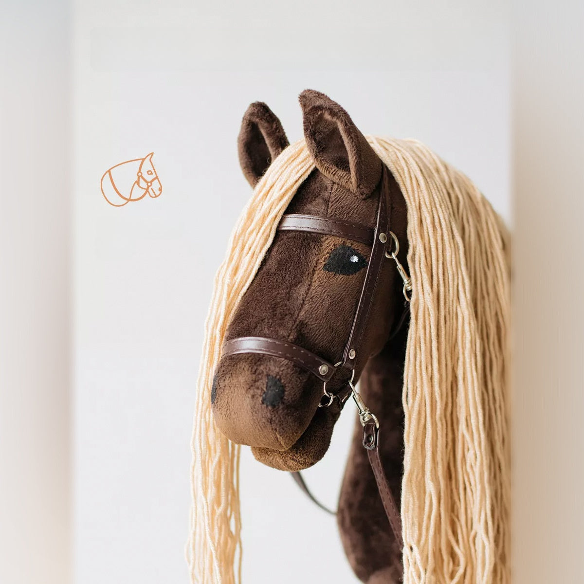 Hobby horse - light brown