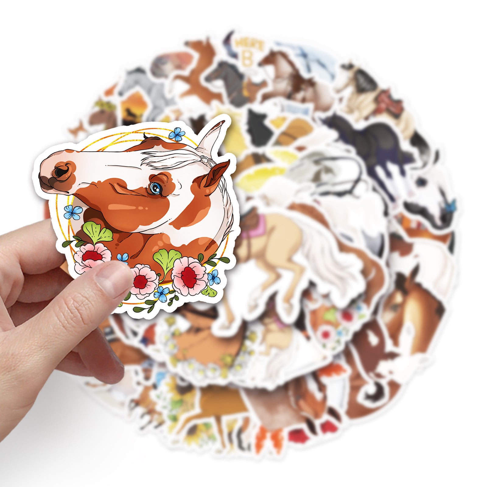 Waterproof horse stickers - PonyGlamour