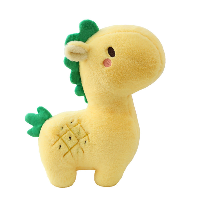 Pineapple horse plushie