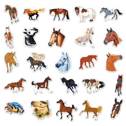 Waterproof horse stickers - PonyGlamour