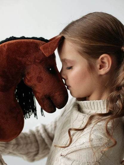 Hobby horse - dark brown